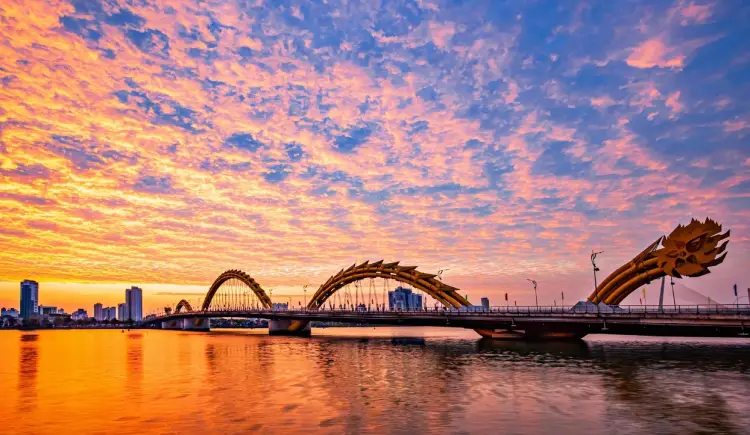 Dragon Bridge Da Nang Vietnam